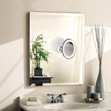 7 Inch Specchio LED Cosmetico ingranditore 10x Make UP Trucco Donna con Ventose