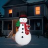 Vestiamo casa Gonfiabile Natalizio luminoso Pupazzo di neve 183 cm ...