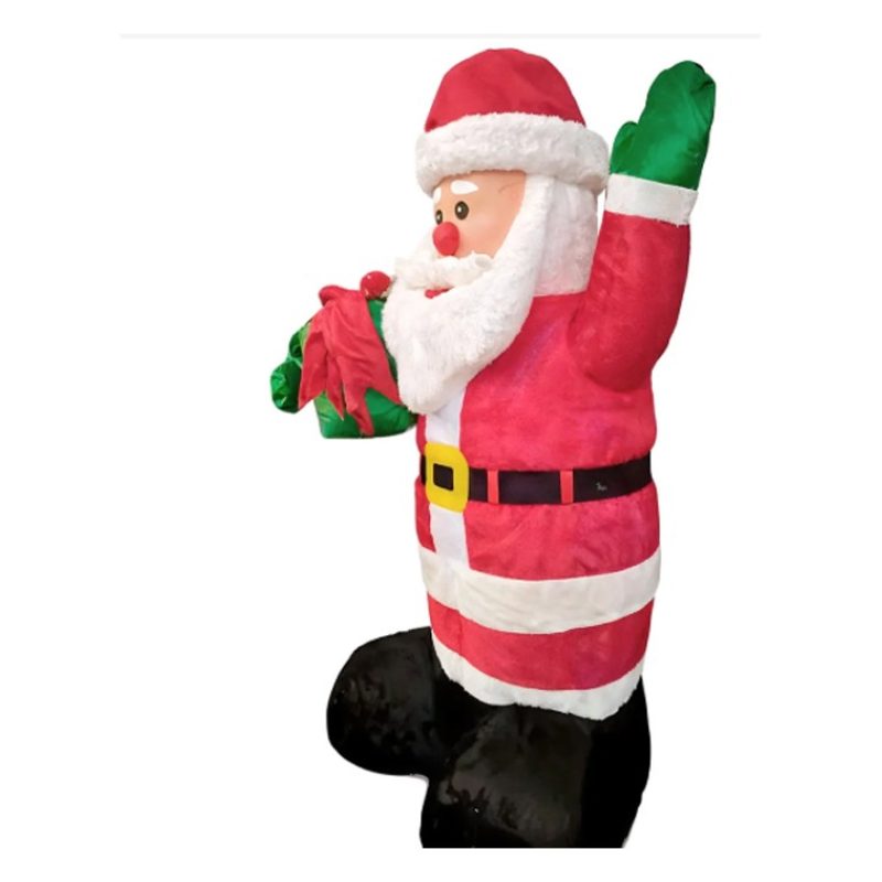 Vestiamo casa Gonfiabile Natalizio Babbo Natale illuminazione led 2...