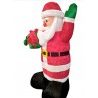 Vestiamo casa Gonfiabile Natalizio Babbo Natale illuminazione led 2...