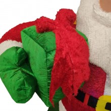 Gonfiabile Natalizio Babbo Natale illuminazione led 244cm  Esterno decorazione