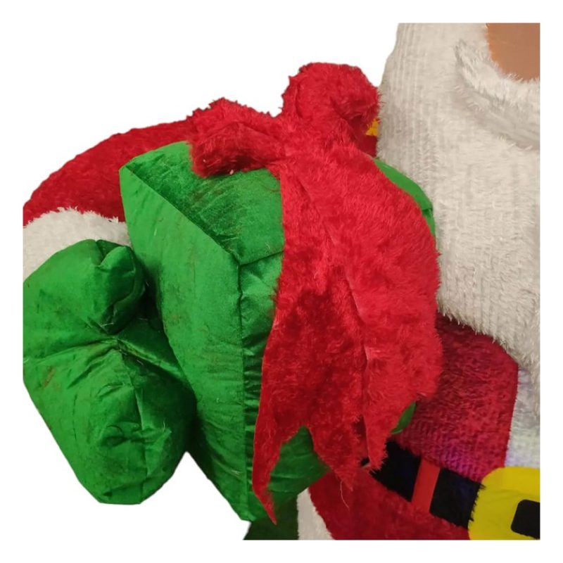 Vestiamo casa Gonfiabile Natalizio Babbo Natale illuminazione led 2...