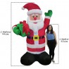 Vestiamo casa Gonfiabile Natalizio Babbo Natale illuminazione led 2...