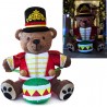 Vestiamo casa Gonfiabile Natalizio Orso soldatino orsetto luci led ...