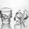 Skull Shot Bicchieri in vetro a forma di Teschio per cocktail shottini - 6 pezzi