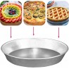 WeHome Tortiera per pastiera napoletana stampo tondo forma in allum...