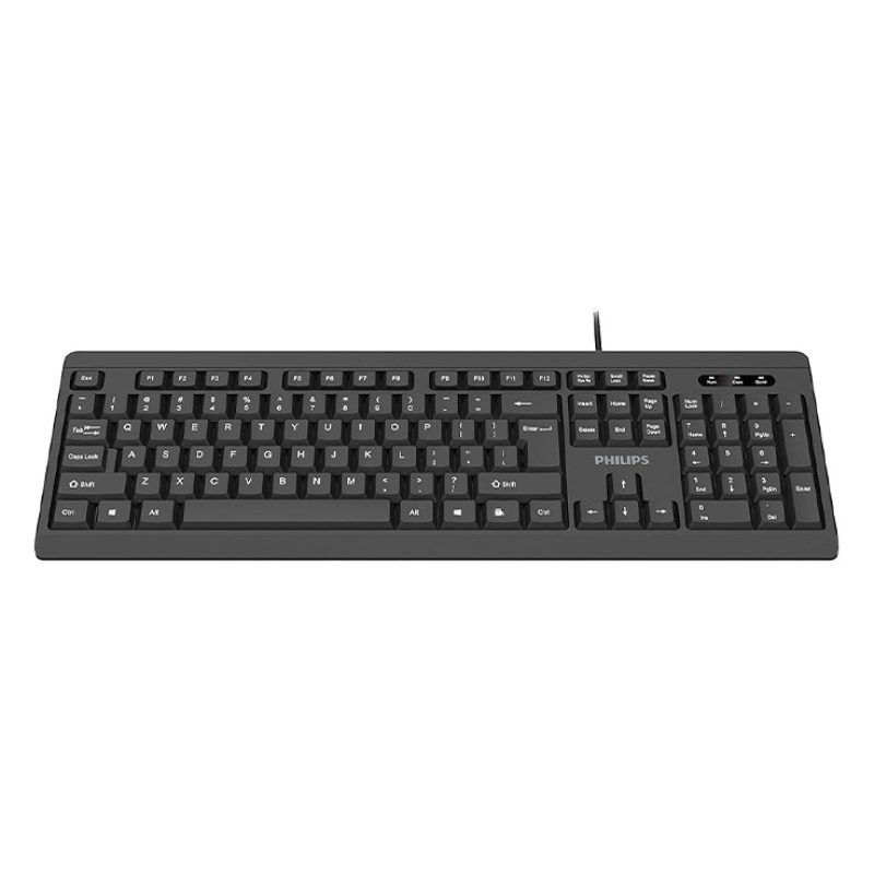 Philips Philips Tastiera Silenziosa soft Wired K224 con filo PC Des...