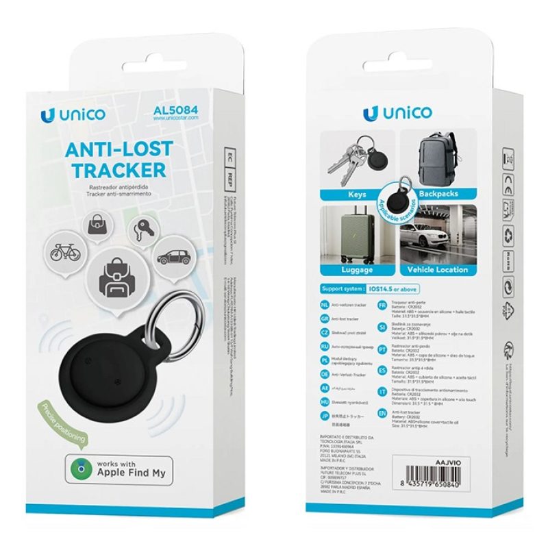 Unico Portachiavi Mini Localizzatore per IOS Bluetooth Anti Smarrim...