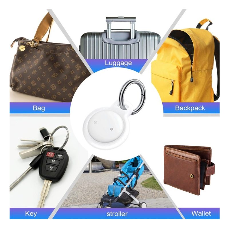 Unico Portachiavi Mini Localizzatore per IOS Bluetooth Anti Smarrim...