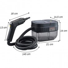 Pulitore a vapore portatile 2500W serbatoio 1,6L casa auto cucina steam cleaner