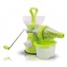 Spremiagrumi Centrifuga Manuale a manovella spremi agrumi per frutta e verdura - Bianco e Verde