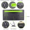 Andowl Tastiera bluetooth touchpad supporto smartphone tablet senza...