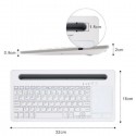 Tastiera bluetooth touchpad supporto smartphone tablet senza fili ricaricabile