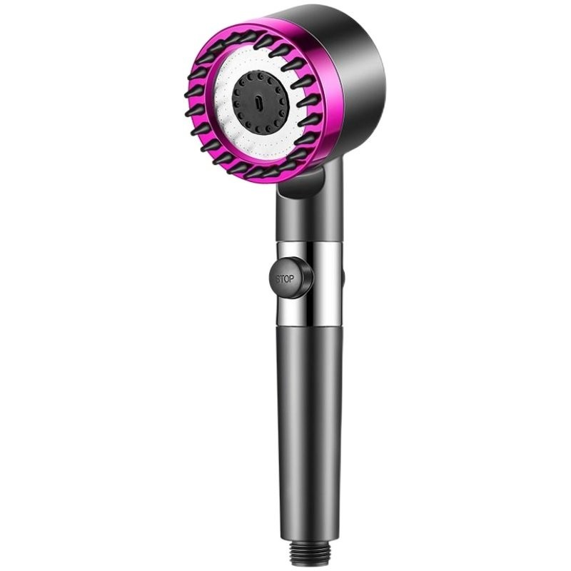 Soffione Doccia con massaggiatore cute ad Alta Pressione getto Regolabile