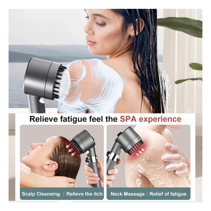 Driwei Soffione Doccia con massaggiatore cute ad Alta Pressione get...