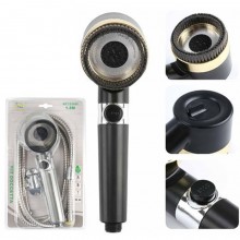 Soffione Doccia con spazzola corpo Alta Pressione getto Regolabile in 3 Modalità