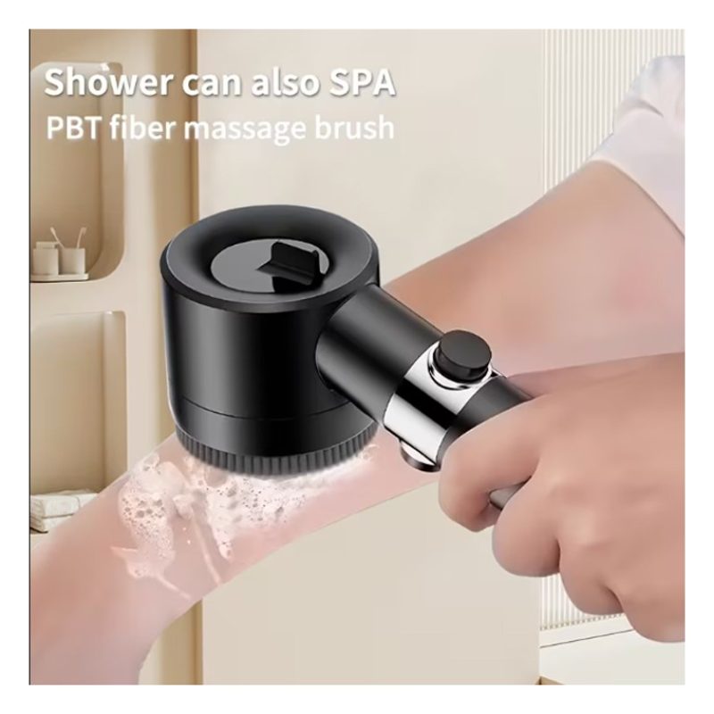 Driwei Soffione Doccia con spazzola corpo Alta Pressione getto Rego...