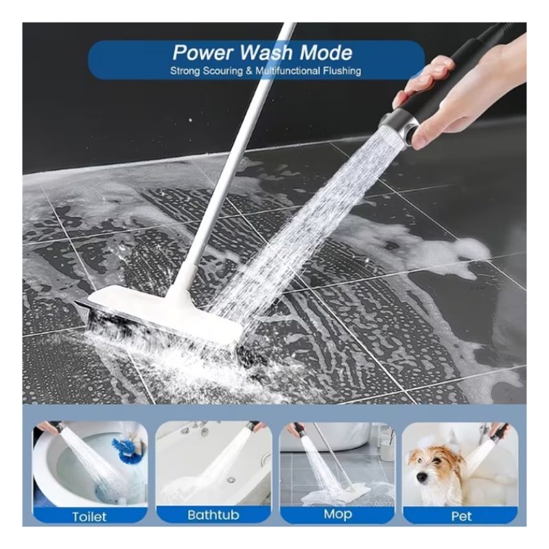 Driwei Soffione Doccia con spazzola corpo Alta Pressione getto Rego...