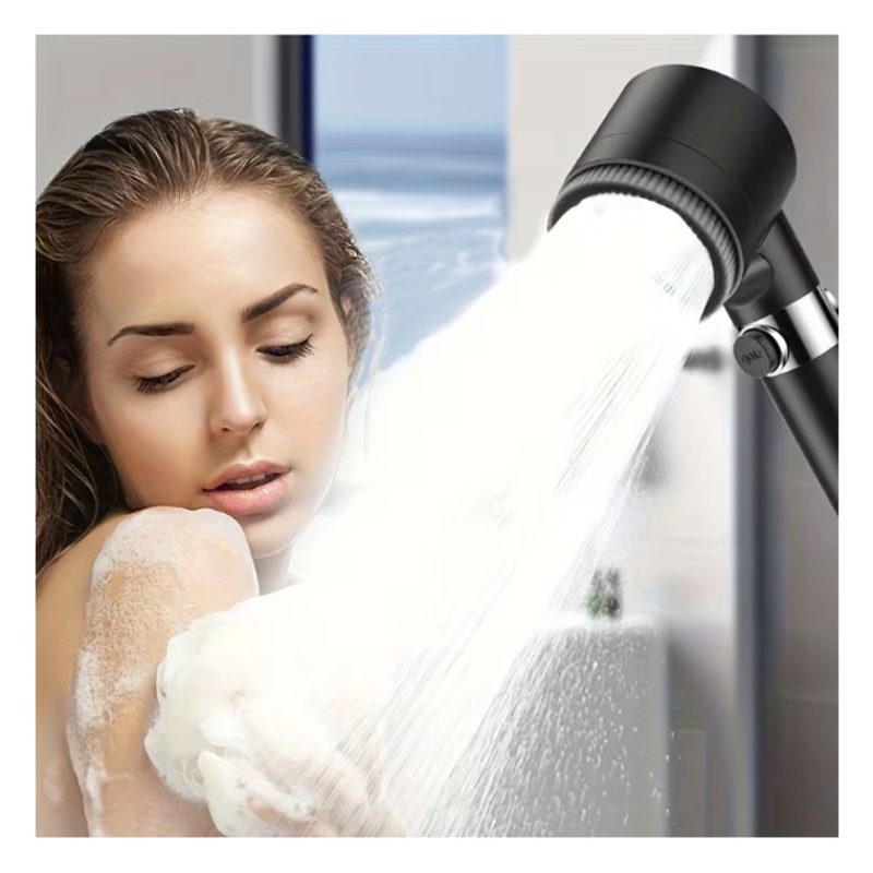 Driwei Soffione Doccia con spazzola corpo Alta Pressione getto Rego...