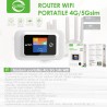 All Test Modem router WIFI portatile SIM 4G/5G 150 Mbps Mobile disp...