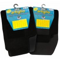 Set 4 Tappetini auto moquette battitacco tappeti antiscivolo 3 modelli