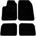 Set 4 Tappetini auto moquette battitacco tappeti antiscivolo 3 modelli