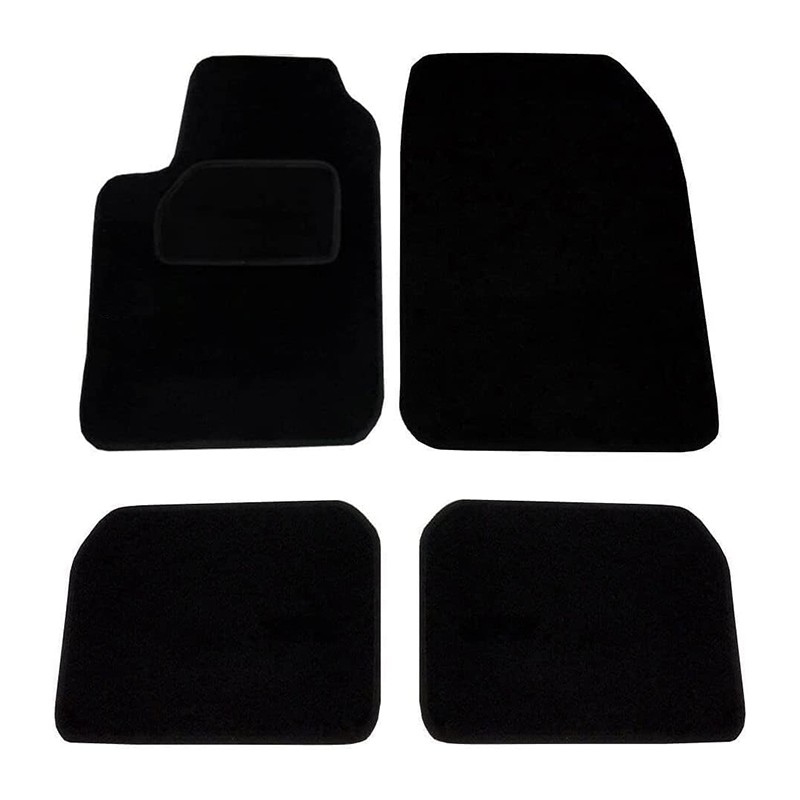 Set 4 Tappetini auto moquette battitacco tappeti antiscivolo per Alfa Romeo 147 GT