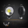 Andowl 30W Led Luce Lampada Faro Da Lavoro 12v 24v Faretto Auto Bar...
