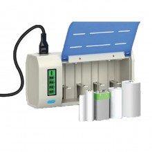 Caricabatteria universale per batterie ricaricabili AA AAA 9V C Ni-Cd/Ni-MH