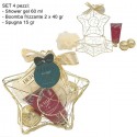Set Cofanetto doccia bagno corpo confezione Regalo Natale vaniglia mirtillo