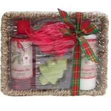 Set Cofanetto doccia bagno corpo confezione Regalo Natale fragranza Rosa