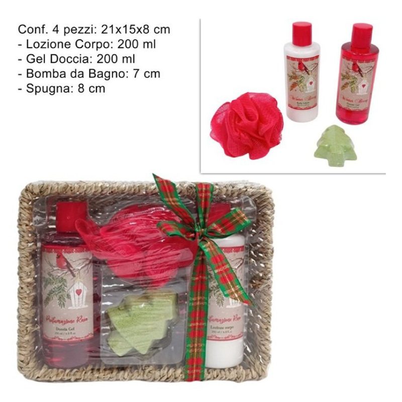 Due Esse Set Cofanetto doccia bagno corpo confezione Regalo Natale ...