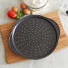 WeHome Teglia da forno acciaio antiaderente per pizza tonda 33cm fo...
