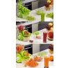 Spremiagrumi Centrifuga Manuale a manovella spremi agrumi per frutta e verdura - Bianco e Verde