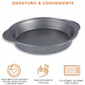 Forma stampo da forno tortiera in acciaio anti aderente teglia 24.5cm pastiera