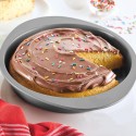 Forma stampo da forno tortiera in acciaio anti aderente teglia 24.5cm pastiera