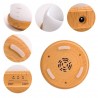 Kit 4 cuffie nuoto nere taglia unica uomo donna tessuto stoffa mare piscina