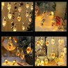 Andowl Catena luminosa natalizia tenda 6m LED 40 lampadine luce cal...