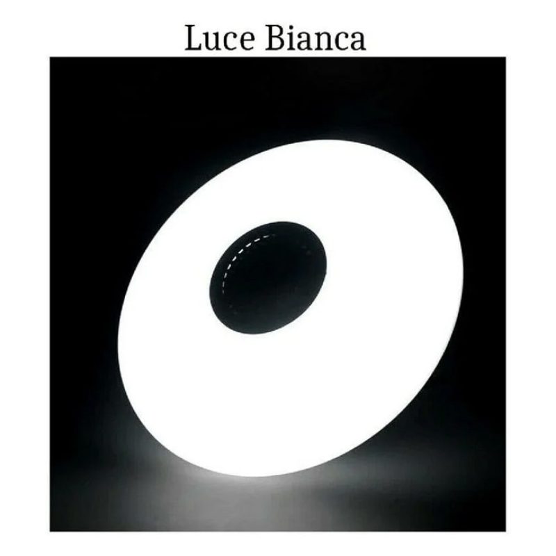 Driwei Lampadina LED bluetooth ufo luce bianca RGB lampada 48W cass...