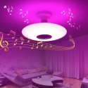 Lampadina LED bluetooth ufo luce bianca RGB lampada 48W cassa altoparlante music