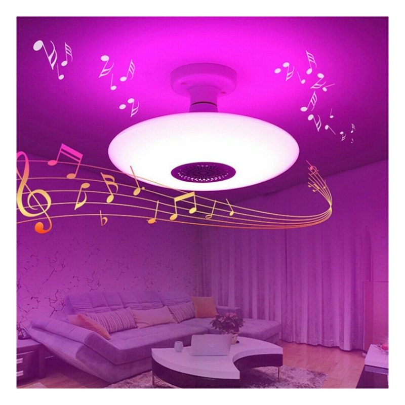 Driwei Lampadina LED bluetooth ufo luce bianca RGB lampada 48W cass...