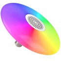 Lampadina LED bluetooth ufo luce bianca RGB lampada 48W cassa altoparlante music