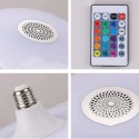 Lampadina LED bluetooth ufo luce bianca RGB lampada 48W cassa altoparlante music