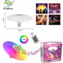 Lampadina LED bluetooth ufo luce bianca RGB lampada 48W cassa altoparlante music