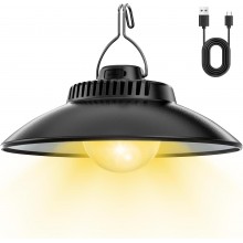 Lampada Campeggio LED Plafoniera Ricaricabile Luce Calda