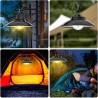Lampada campeggio LED plafoniera ricaricabile luce calda 3000K Port...
