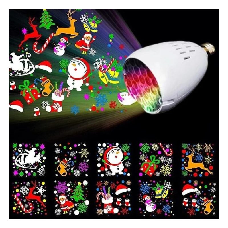 Generico Lampada Proiettore LED Speaker Cassa Bluetooth USB effetti...