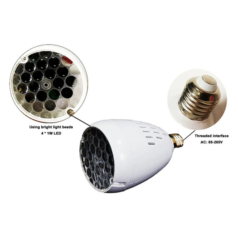 Generico Lampada Proiettore LED Speaker Cassa Bluetooth USB effetti...