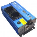 Inverter 1500 Watt 12V 220V trasformatore invertitore auto barca campeggio USB
