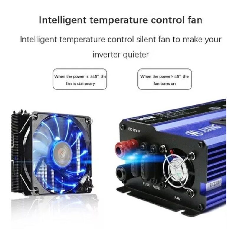 Andowl Inverter 1500 Watt 12V 220V trasformatore invertitore auto b...